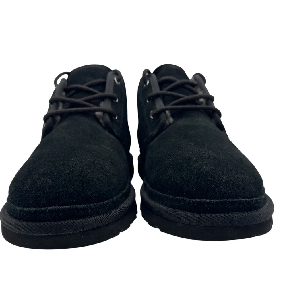 UGG Neumel Men's Black Suede Chukka Boots‎ Shearling Lined Size 11